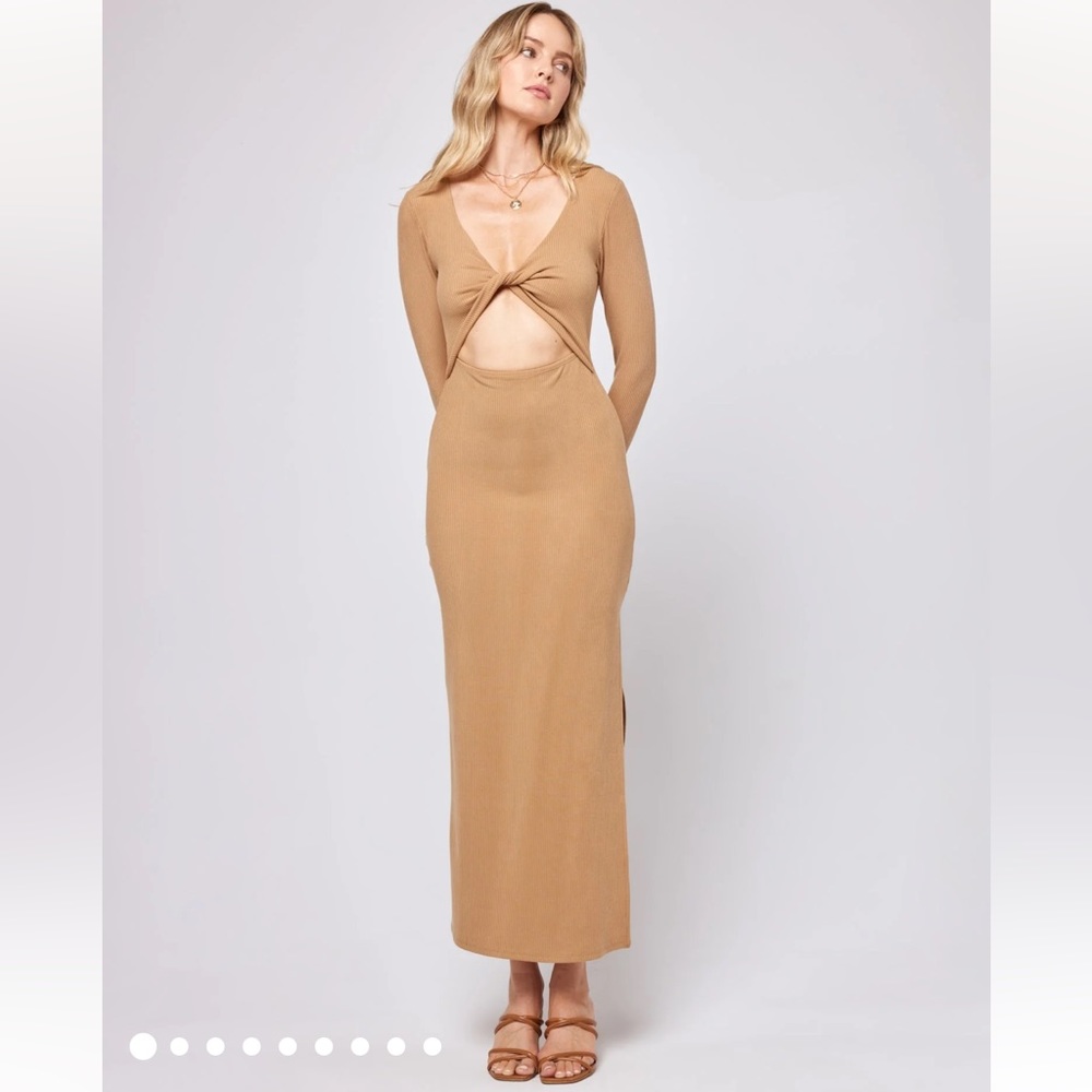 L*SPACE Hayden Dress Camel S